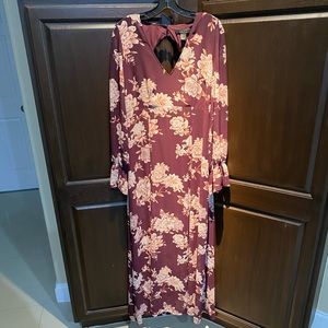 Floral maxi dress